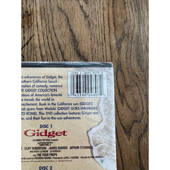 Gidget Collection 2-Disc DVD Set Featuring Gidget Goes To Rome NEW Sealed - Picture 2 of 4